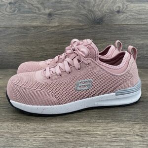 Skechers Women's Pink Steeltoe Work Shoes